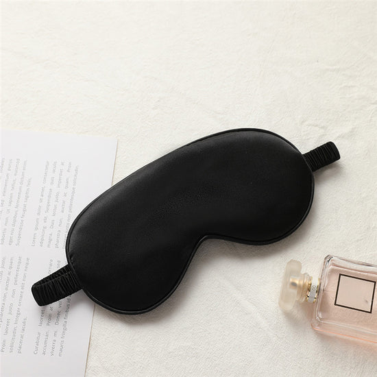 6A Grade Pure Mulberry Silk Eye Mask Black